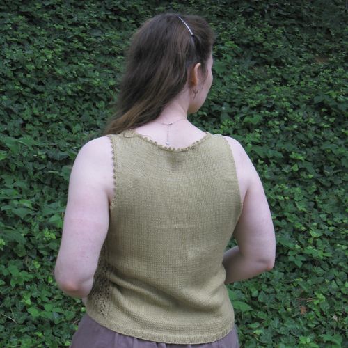 Khaki Tank back