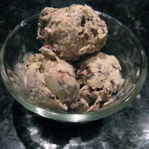 Mint choc chip ice cream