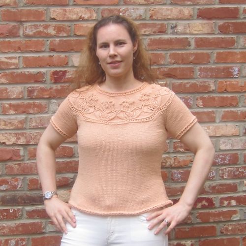 PeachYokeTeefront PeachYokeTeefront