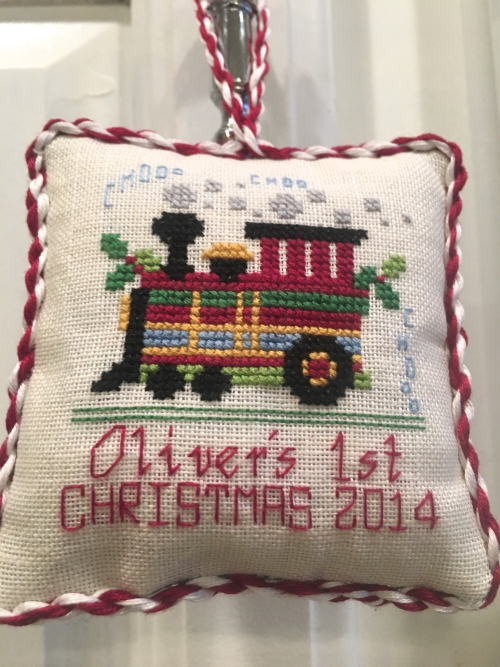 Train Ornament closeup