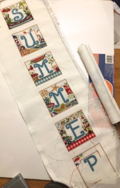 Summer bellpull wip 12-31-16 Summer bellpull wip 12-31-16