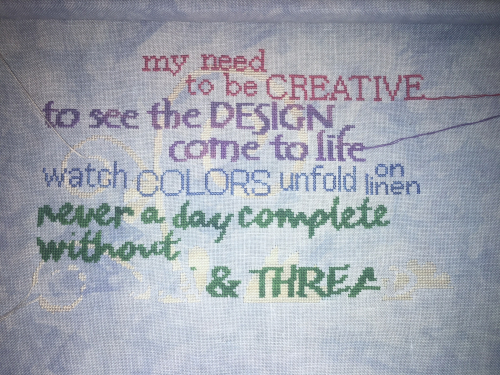 I-am-a-stitcher wip 6-1-17