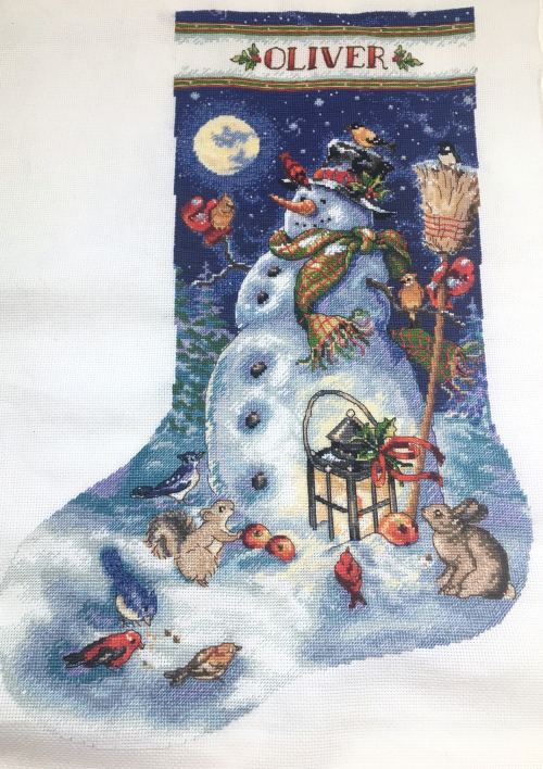 Snowman Stocking HD