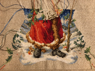 Charmed Santa WIP 1-25-18 Charmed Santa WIP 1-25-18
