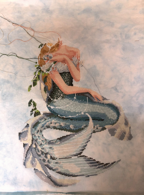 Enchanted Mermaid WIP 7-22-18
