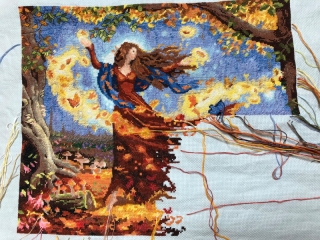 Fall Fairy WIP 8-10-18