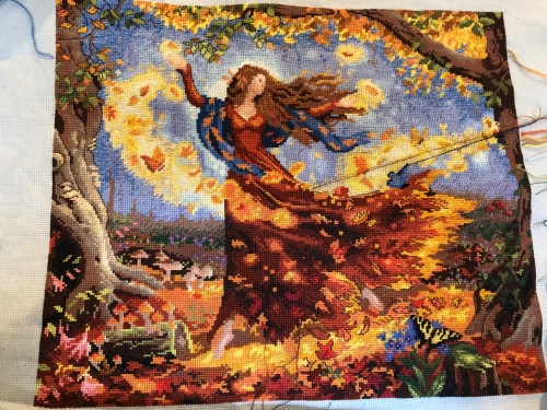 Fall Fairy WIP 10-28-18 Fall Fairy WIP 10-28-18