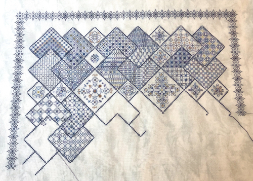 Save the Stitches WIP 5-26-19