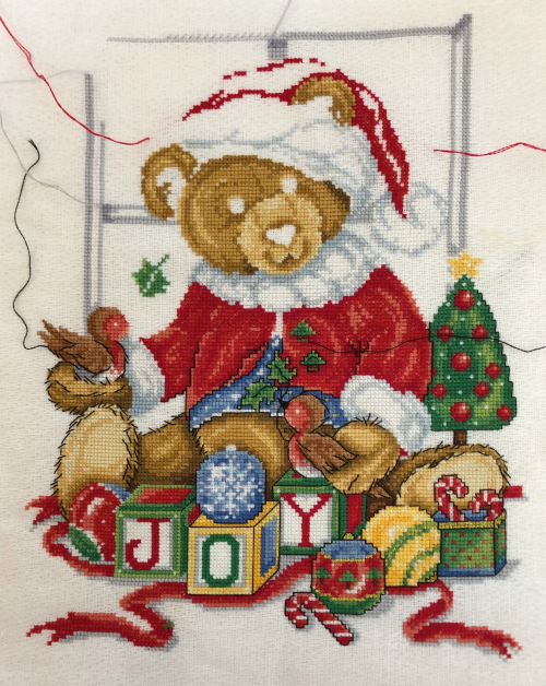 JE Xmas Teddy WIP 5-26-19
