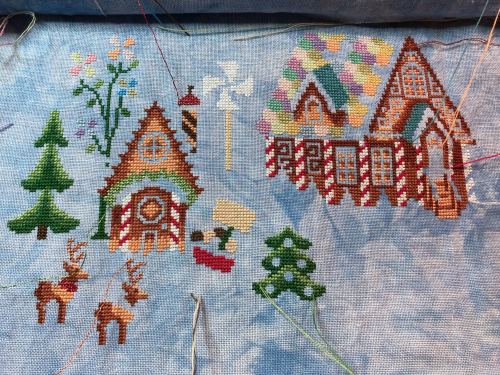Gingerbread Grove WIP 9-29-19 Gingerbread Grove WIP 9-29-19