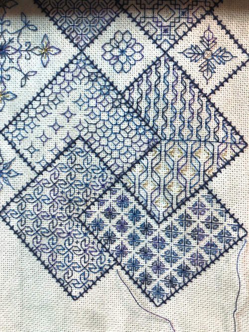 Save the Stitches WIP 10-20-19
