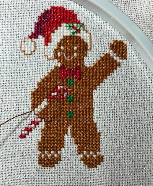 Gingerbread Boy WIP 11-27-19
