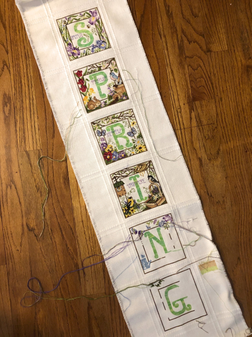 Spring Bellpull wip 12-27-19