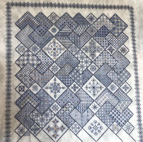 Save the Stitches WIP 12-27-19