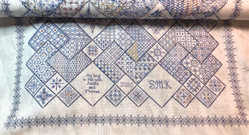 Save the Stitches WIP 10-24-20