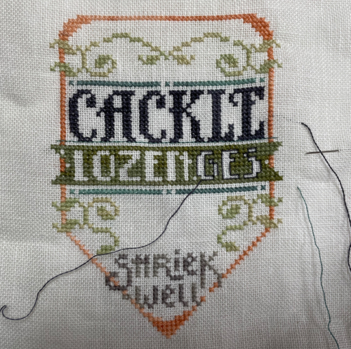 Cackle Lozenges WIP 2-28-22