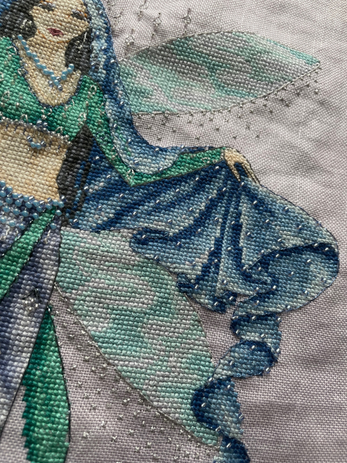 Fairy Rain HD-Shawl Detail