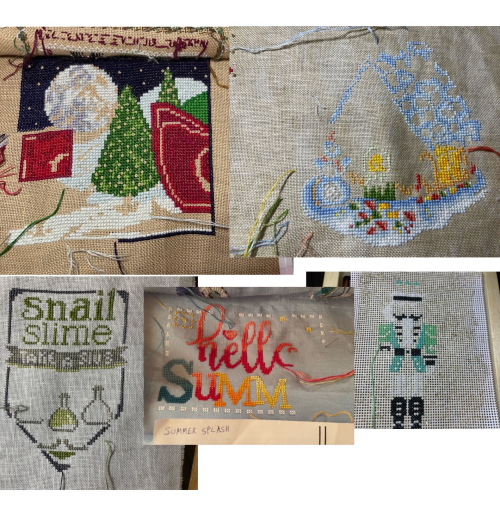 Ornie WIP Collage 6-30-23