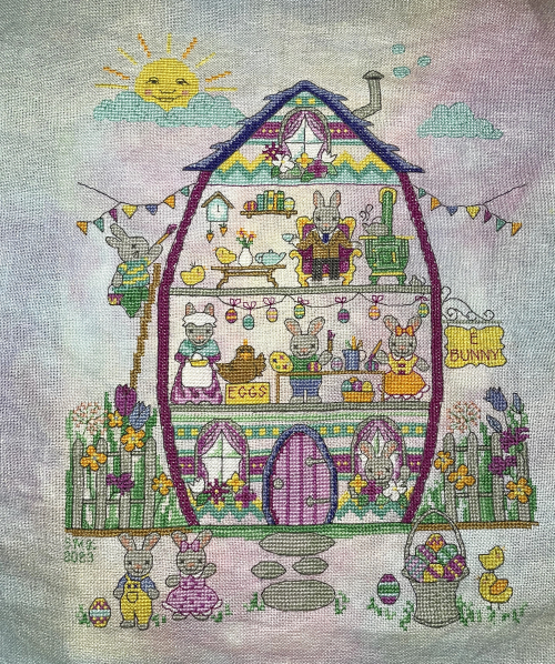 Easter bunny house HD