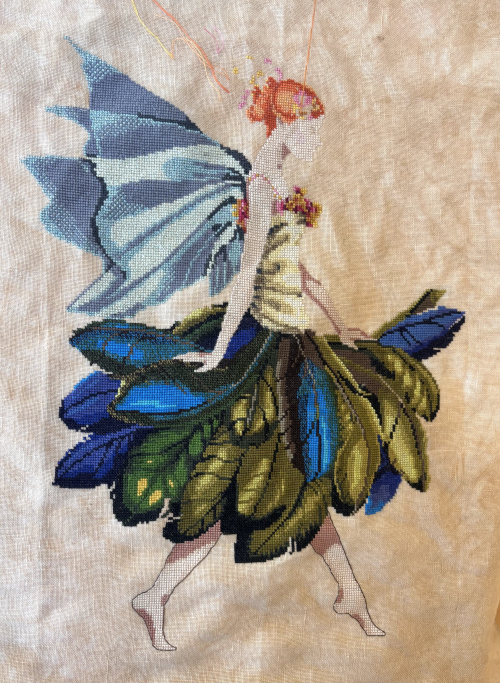 Feather Fairy WIP 2-28-25 Feather Fairy WIP 2-28-25