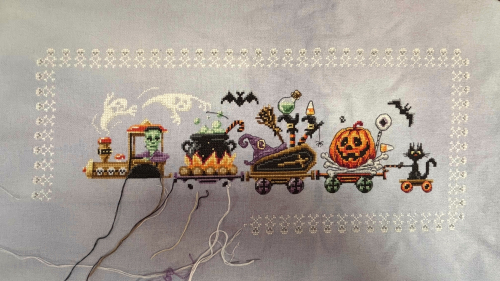 Halloween Train WIP 3-31-25