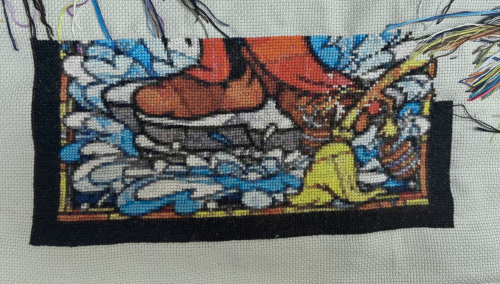 Mickey Stained Glass WIP 3-31-25