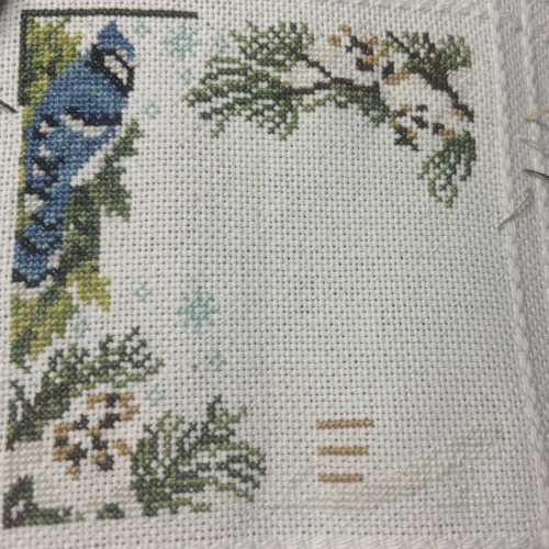 Winter Bellpull WIP 7-31-25 Winter Bellpull WIP 7-31-25